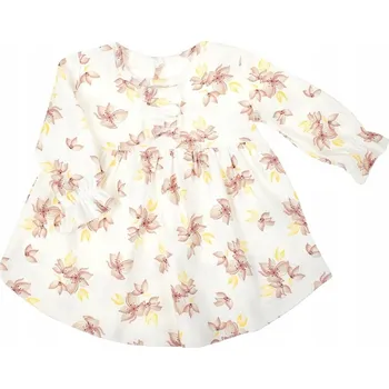 Dívčí šaty Šaty bavlněné dívčí s květinami LOU Nicol velikost 74