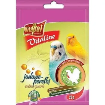 Krmivo pro ptáka VITAPOL Vitaline jodové perly 20g