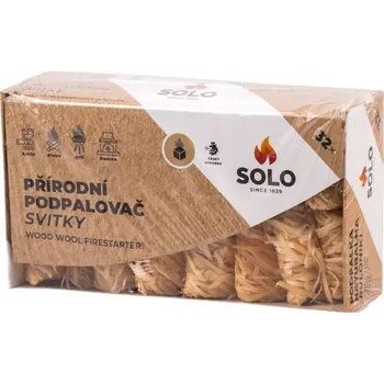 Příslušenství pro gril SOLO podpalovač přírodní SVITKY 32 ks