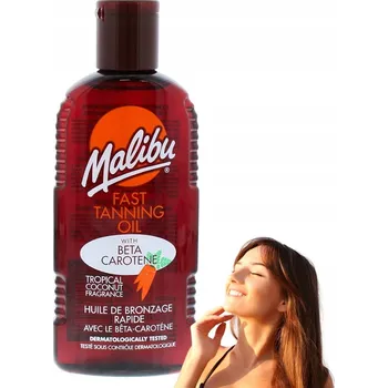 Přípravek na opalování Olej na opalování Malibu 0 SPF 200 ml