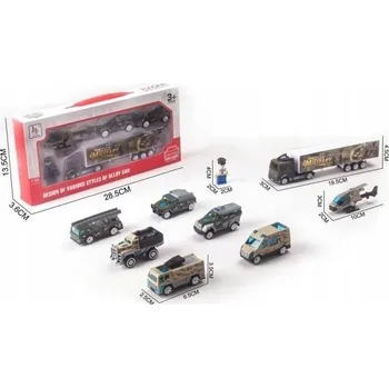 autíčko SADA KOVOVÝCH AUTÍČEK