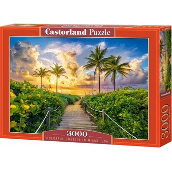 Puzzle Castorland Puzzle 3000 Puzzle puzzle 3000 colorful sunrise in miami