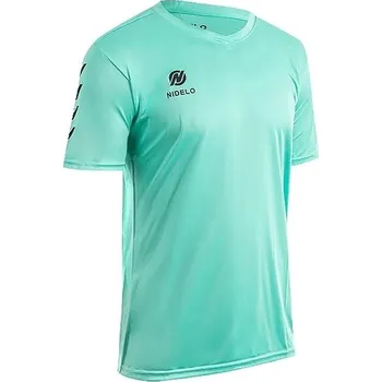 Cyklistické oblečení Nidelo Player shirt S/S Nantes tyrkysový 10 y