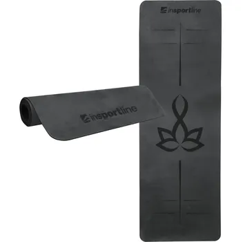 Insportline Jóga podložka Padvana 183x61x0,4 cm (Barva: černá)