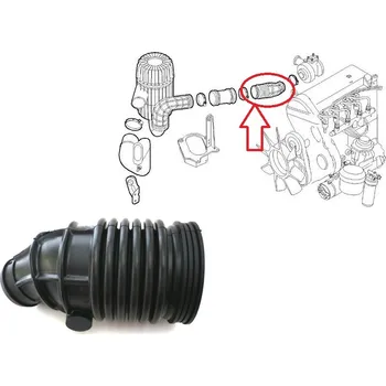 Turbodmychadlo Vzduchové potrubí Iveco Daily 2000-2006 2,8 C15 od filtru do turba, 500366844