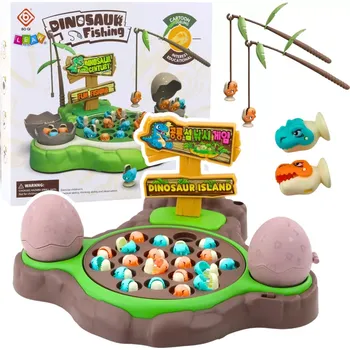 Desková hra LEAN Toys Lovení dinosaurů na magnet