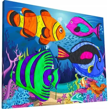 Obraz Sada na modelování z plastelíny - Ryby KREATIVNÍ Sada Pro DĚTI Zajímavá