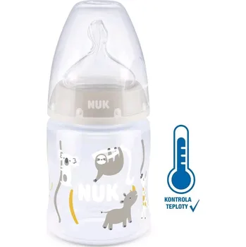 Kojenecká láhev Kojenecká láhev NUK First Choice Temperature Control 150 ml beige