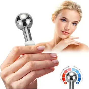 Masáž Chladicí masážní nástroj na obličej 9,8 cm Průměr hlavice 3 cm Kryoterapeutická pomůcka pro péči o pleť