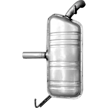 Výfukový systém Zadní tlumič výfuku NOVAK 42.709P