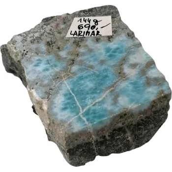 Larimar natur, zajímavý bez úprav 144 g