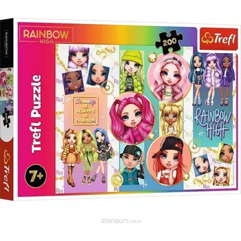 Puzzle 13289 TREFL PUZZLE 200 dílků KAMARÁDSTVÍ RAINBOW HIGH