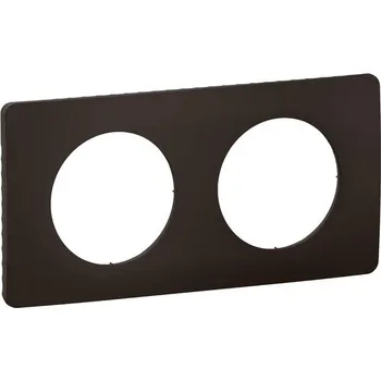 LEGRAND | 2cestné tlačítko, matná černá, Céliane, moderní dekorativní povrchová úprava,