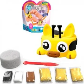 Modelovací hmota SADA LEHKÉ MODELÍNY SQUISHY SquiRaff 6 BAREV
