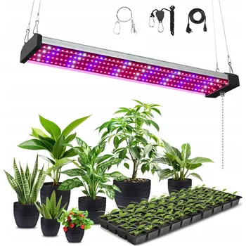Osvětlení pro růst rostliny Lampa pro Růst Rostlin Panel pro Pěstování 120 LED Lanko Silná 20W Závěsná