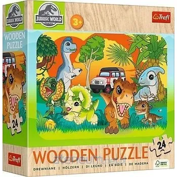 Puzzle Trefl 24 dílků Poznej dinosaury