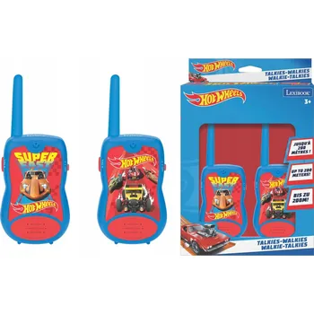 autíčko Lexibook Hot Wheels Vysílačky s dosahem až 200 m, Walkie Talkie pro děti od 3 let