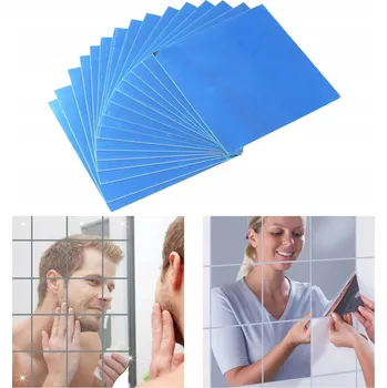 Zrcadlo 10X SAMOLEPICÍ ZRCADLO NA ZRCADLO, ZRCADLOVÉ ARCHY, NÁLEPKY NA ZEĎ