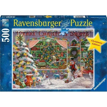 Puzzle PUZZLE 500 dílků RAVENSBURGER VÁNOČNÍ OBCHOD