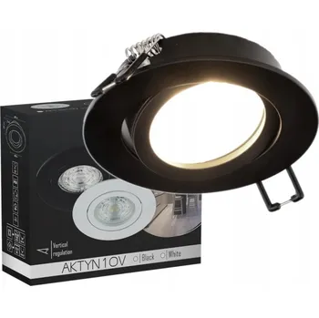 Bodové svítidlo Stropní zapuštěné svítidlo Edo 35 W GU10 9 cm černé