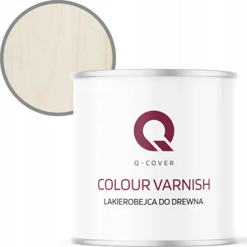 Lak na dřevo Lakýrnicová lazura Q-COVER 2,5 l bílá polomatná