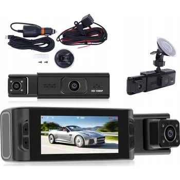 IP kamera AUTOKAMERA 3 kamery kamera na palubní desku sklo Wifi