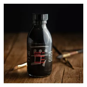 Náplň do psacích potřeb Černá tuš čínská Sennelier – 250ml