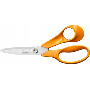 Kuchyňský nůž FISKARS CLASSIC Kuchyňské nůžky 18 cm zoubkované ostří / nerezová ocel