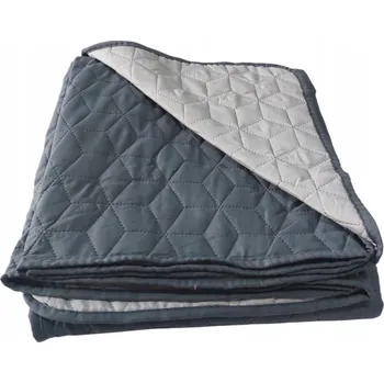 Prostěradlo Přehoz b24h polyester 160 cm x 220 cm šedý