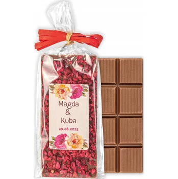 Svatební dekorace Poděkování pro hosty svatební hostina čokoláda tabulka