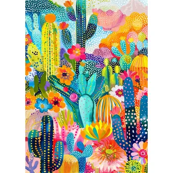 Puzzle Svět kaktusů 1000 dílků
