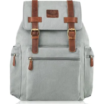 Kabelka Paolo Peruzzi Velký batoh do práce i do školy PAOLO PERUZZI; šedá SKL