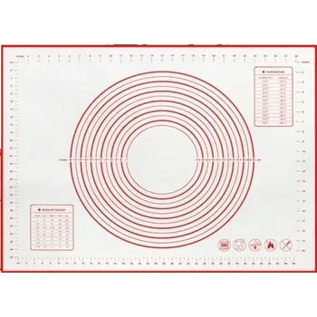 Váleček na těsto Silikonová pečicí podložka 40 x 60 cm Kuchyňská podložka na pečení hnětení těsta ochranu pracovní plochy opakované použití