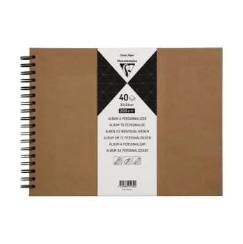 Blok Album s pevnými deskami 24x32cm Kraft