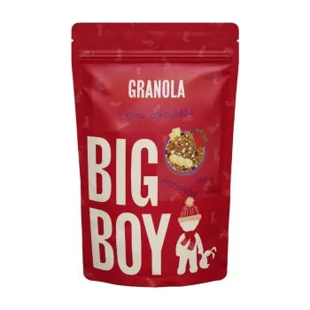 Big Boy Proteinová granola 360 g bílá čokoláda