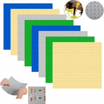 ostatní stavebnice 8 ks Stavební DESKA pro KOSTKY Základna 32x32