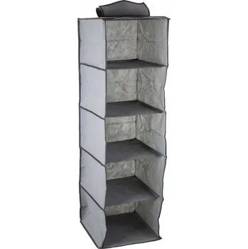 Šatní skříň REGÁL SKŘÍŇKA ORGANIZER SZAFA NA CIUCHY UBRANIA 5 ÚROVNÍ 30x30x100cm