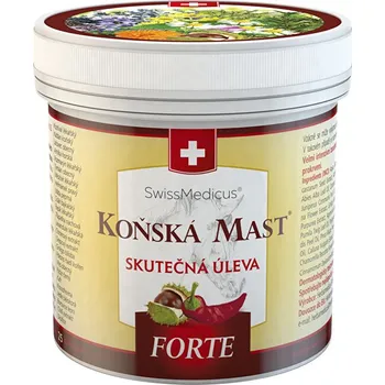 Bylinná léčivá mast Koňská mast hřejivá Forte 250ml