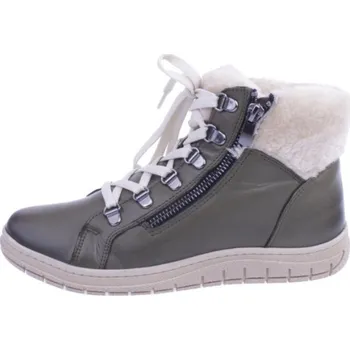 Dámská zimní obuv EFFE TRE SHOES Boty EFFE TRE 402 zelené dámské kožené kotníkové Velikost: 40