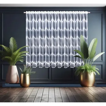 Záclona BytoTex Hotová záclona s výšivkou L 105-5406, 400x180 cm