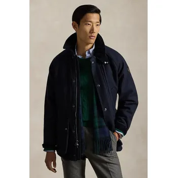 Vlněná bunda Polo Ralph Lauren 710969656 námořnická modř 59X, vel. M