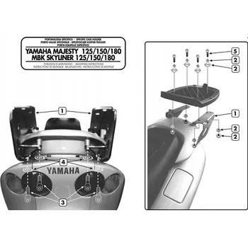RÁM NOSIČ KAPPA YAMAHA MAJESTY MBK SKYLINER