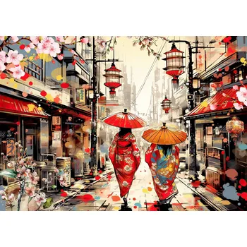 Enjoy puzzle Procházka Tokyem 1000 dílků