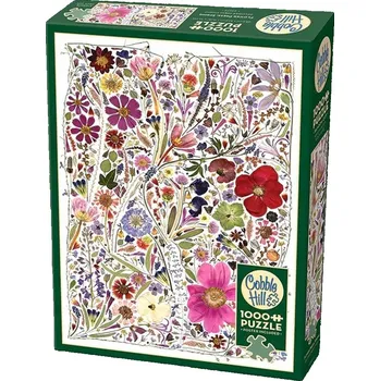Puzzle Cobble Hill Puzzle 1000 dílků - Lisované květiny: Jaro