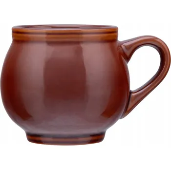 Keramický hrnek na svařené víno, pivo - soudkový tvar Altom Design s uchem, 320 ml