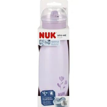 NUK Hrnek 500 ml 12m+ Mini-Me Flip ocel fialový 10255691