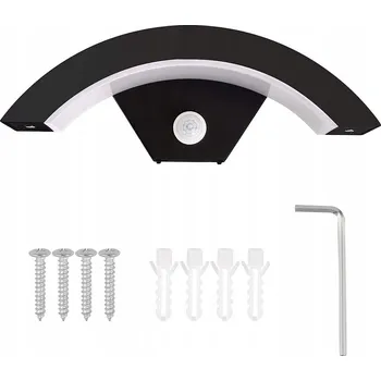 Venkovní osvětlení Venkovní LED lampa 18W nástěnná fasádní svítidlo s PIR čidlem pohybu IP65