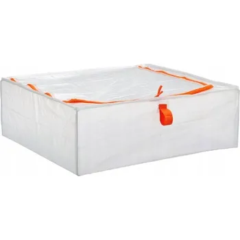 Úložný box TAŠKA ÚLOŽNÝ BOX OBAL NA PEŘINU OBLEČENÍ POLŠTÁŘE POVLEČENÍ 55x49x19 cm