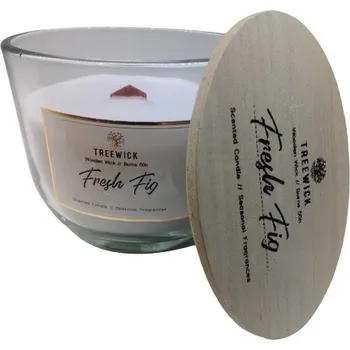 Svíčka Parafínová vonná svíčka Fresh Fig TreeWick 1 ks