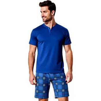 Pánské pyžamo Pánské Pyžamo Krátké FOLTÝN PK 389 Velikost: 3XL